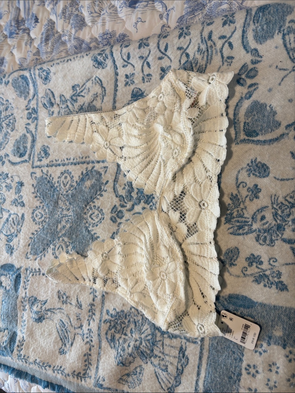 Free People Ivory Lace Bralette